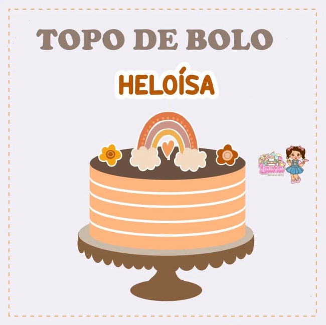 Kit Festa Só Um Bolinho  ARCO ÍRIS BOBO - Decoração de Festa