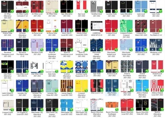 Vetores Camisa Futebol 2021/2022