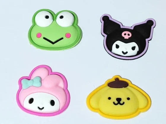 Aplique Turma da Hello Kitty Emborrachado Pacote C/8 Unidade