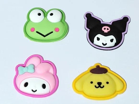 Aplique Turma da Hello Kitty Emborrachado Pacote C/8 Unidade