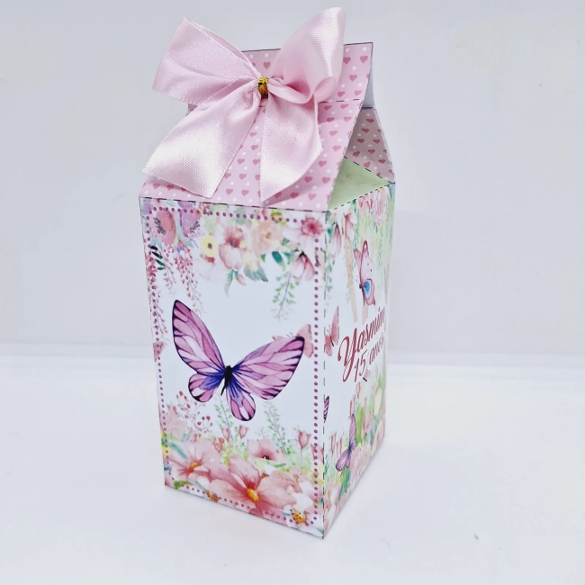 PEGUE E MONTE - Kit Festa JARDIM DAS BORBOLETAS - Decoração de Festa - Caixinhas Personalizadas