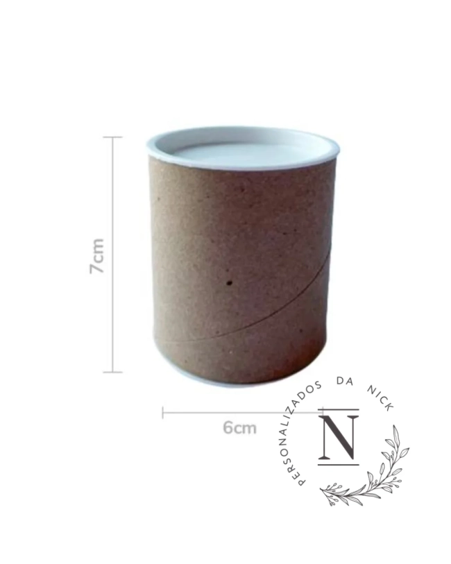 Lembrancinha maternidade tubolata 7x6