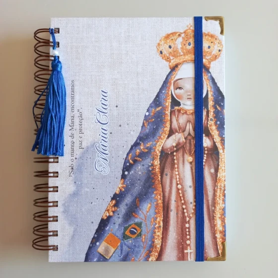 Agenda Católica 2027 com Evangelho Transcrito 1 Dia por Página Nossa Senhora Aparecida