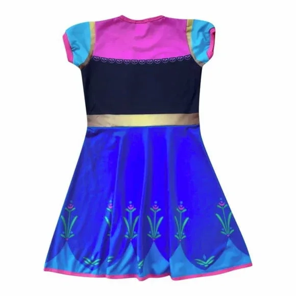 Vestido Infantil Princesa Gelo