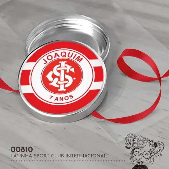 Latinha Adesivada Sport Club Internacional - 00810