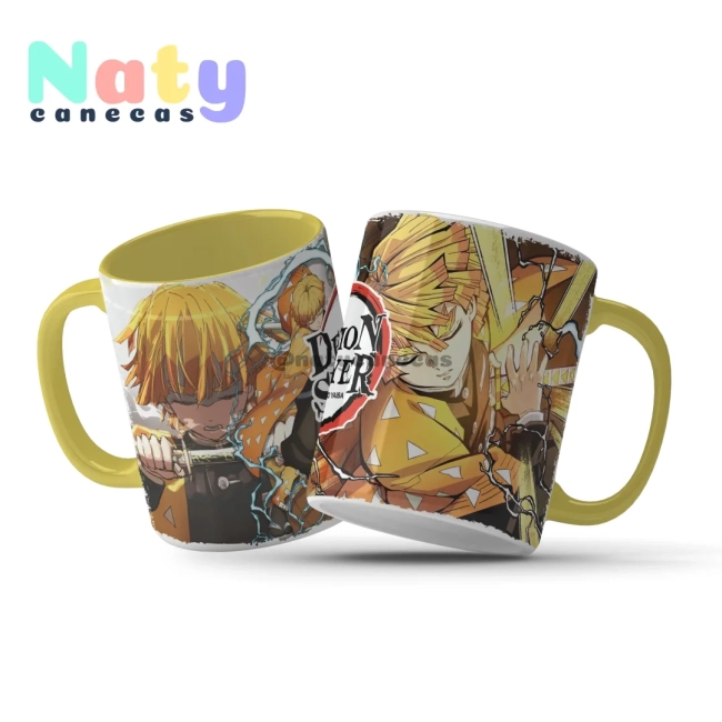 Caneca Personalizada Demon Slayer Alça Color