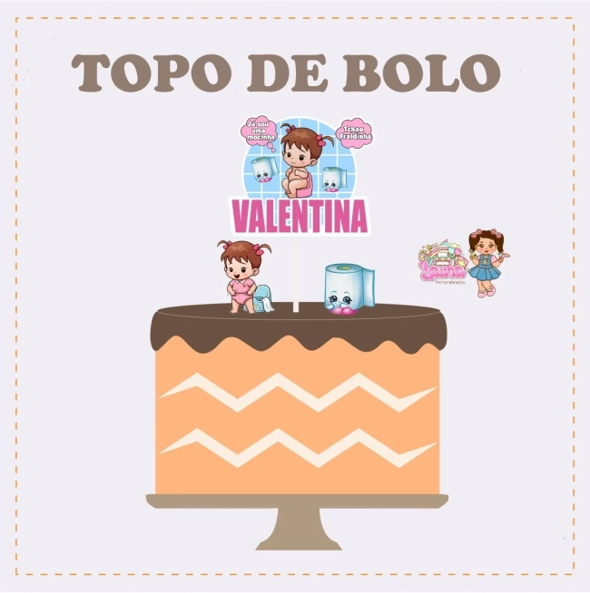 Kit Festa Só Um Bolinho TCHAU FRALDINHA - Decoração de Festa