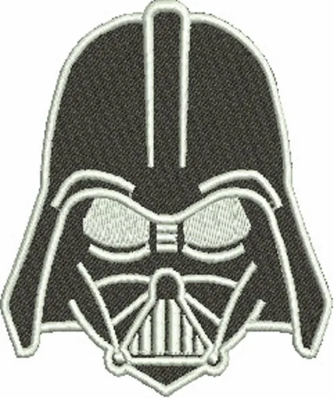 Matriz de Bordado Cabeça Darth Vader
