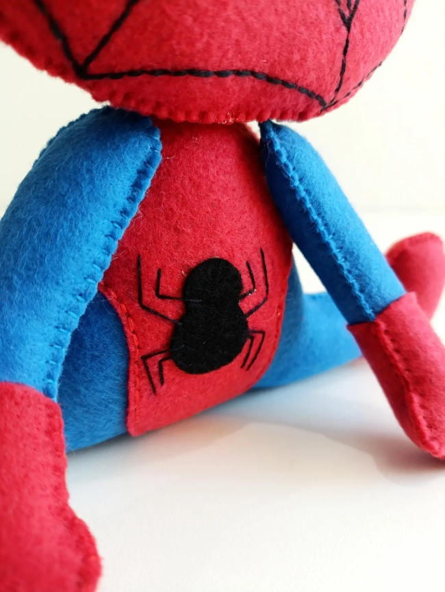Centro de mesa Homem Aranha  Baby em feltro.