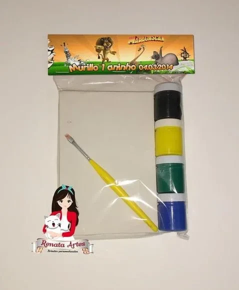 Kit Pintura Personalizado Madagascar