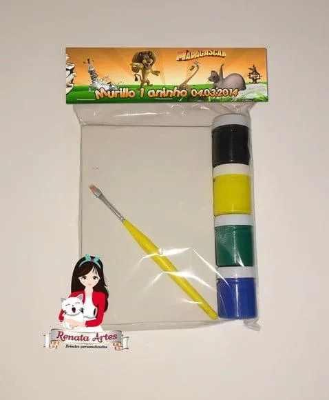 Kit Pintura Personalizado Madagascar