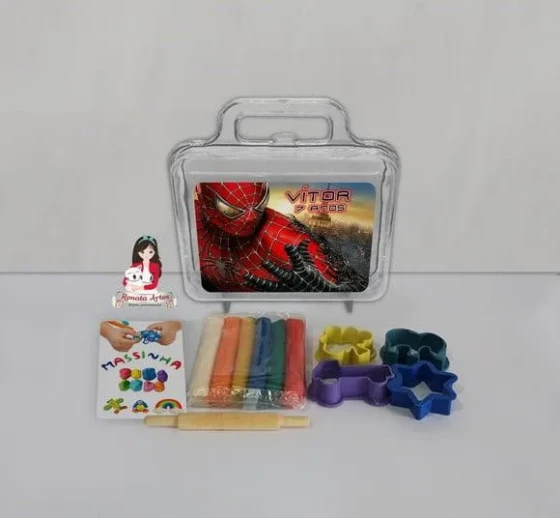 Kit Massinha na Maleta Homem Aranha