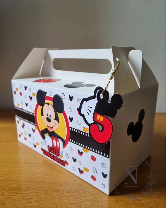 Maleta Personalizada Lembrancinha Mickey