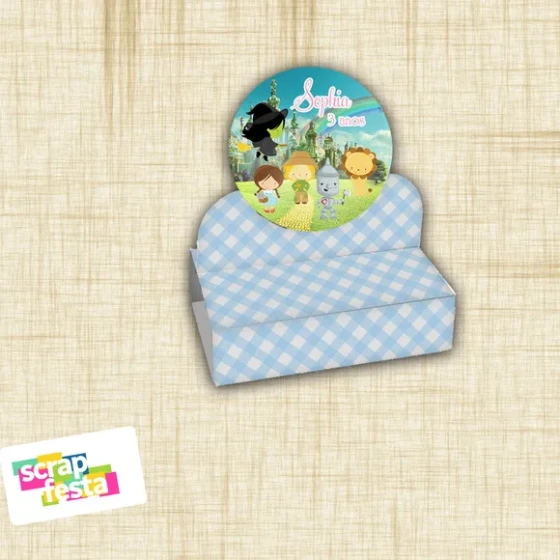 Porta Bis Duplo Personalizado Festa o Mágico de Oz