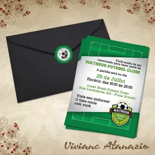 Convite Futebol - 00407