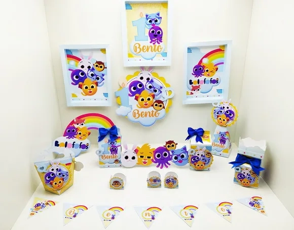 Kit 60 Lembrancinhas Bolofofos 8