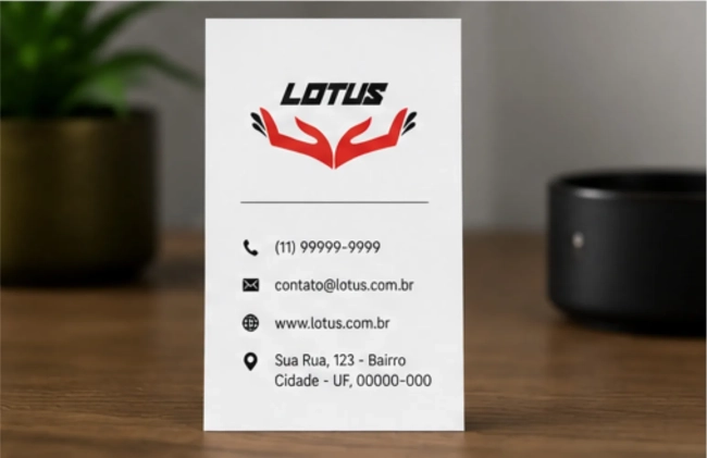 Cartão de Visita Personalizado
