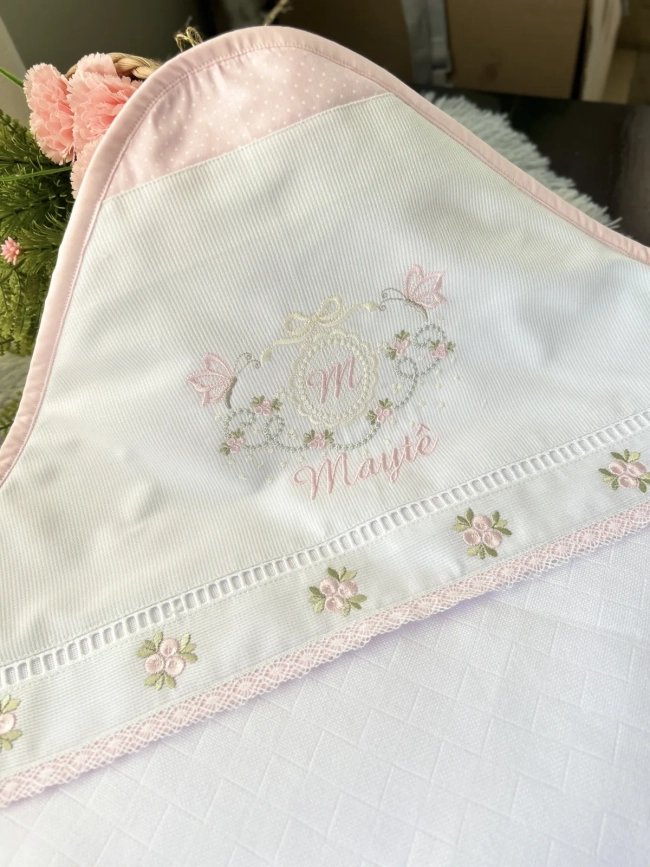 Toalha com capuz personalizada