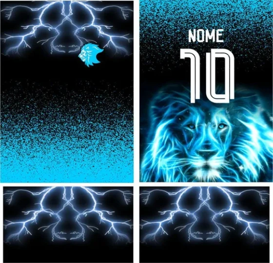 Arte Vetor Camisa Leão Interclasse Mod-241
