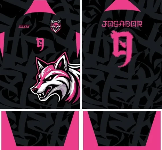 Arte Vetor Camisa Interclasse Lobo 411