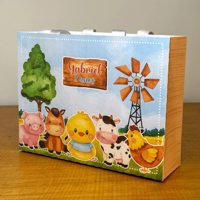 PEGUE E MONTE - Sacolinhas Personalizadas FAZENDINHA - Decoração de Festa | Lembrancinhas | Aniversário | Personalizados