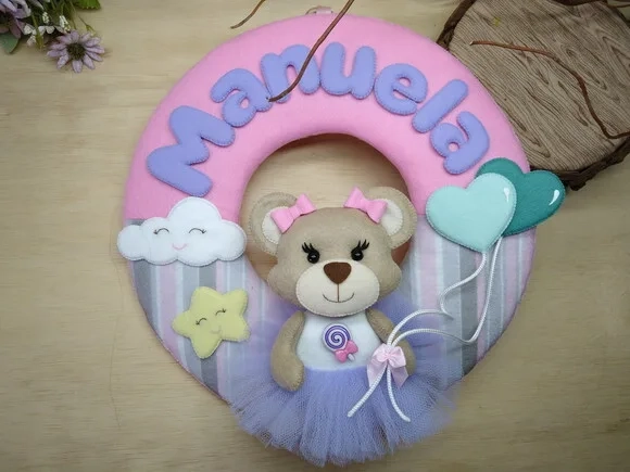 Porta Maternidade Urso* Chamar Chat