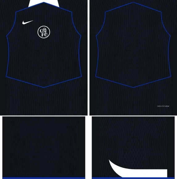Arte Vetor Camisa Chelsea Terceira 2025-2026