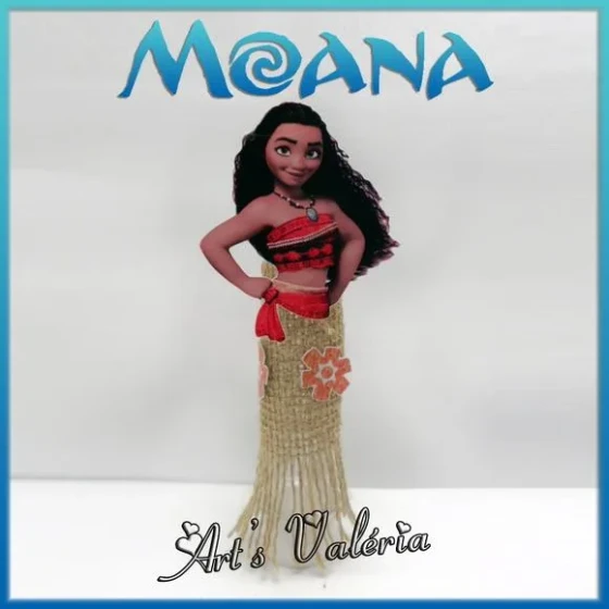 Tubete Moana com Saia de Juta