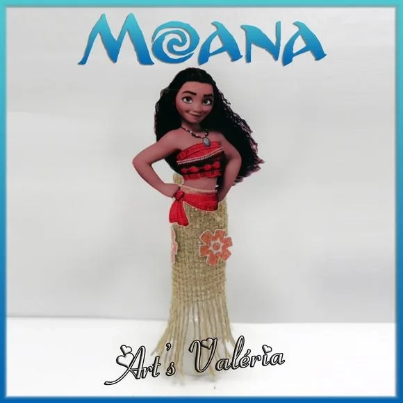 Tubete Moana com Saia de Juta