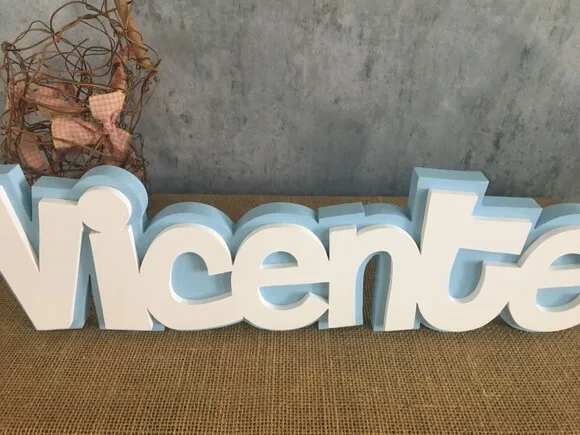 Letras Decorativas de mdf Sobreposição