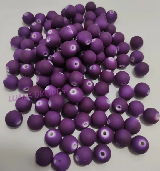 Bolinha Emborrachada Vinho 10mm Pct 100 Unidades