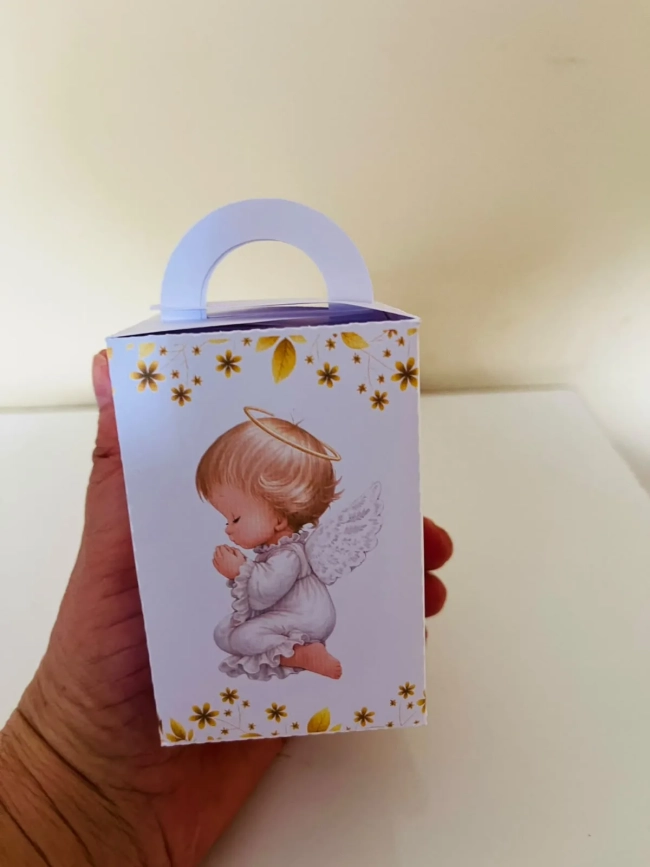 kit 15 Caixas  Básica Lembrancinhas Batismo Crisma Primeira Eucaristia Menino e Menina