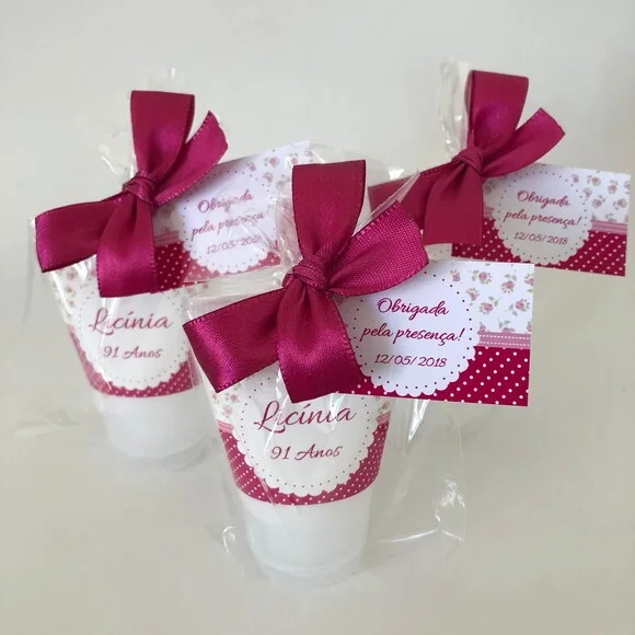 Lembrança para Madrinha de Casamento Floral Pink