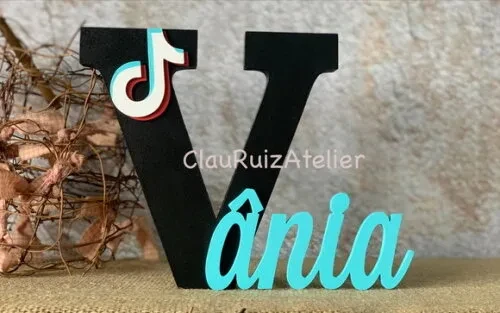 Letras De Mdf -nomes 18cm Tik Tik