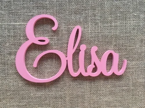 Letras Decorativas Nome de Parede