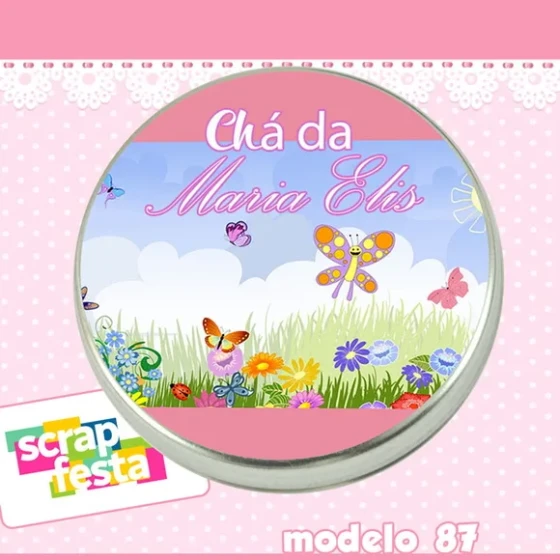Lembrancinhas de Chá de Bebê Latinhas