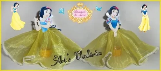 Tubete Branca De Neve Com Saia - Valor Unitário