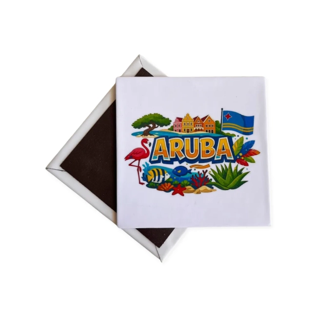 Imã Decorativo Lembrança - Aruba