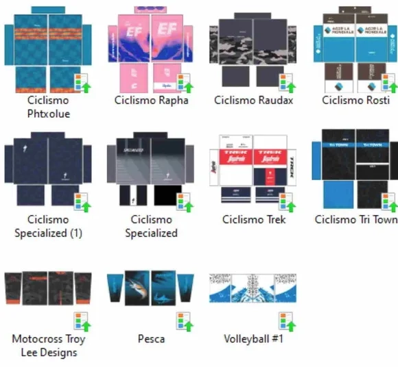 Vetores De Camisa De Ciclimo Pakc-180 Artes