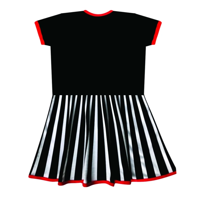 Vestido infantil Fantasia Mágica Ilusionista com Gravata Borboleta e Cartas de Baralho