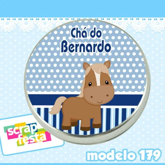 Lembrancinhas de Chá de Bebê Latinhas
