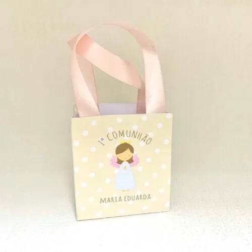 Sacolinha personalizada Primeira comunhão / batizado
