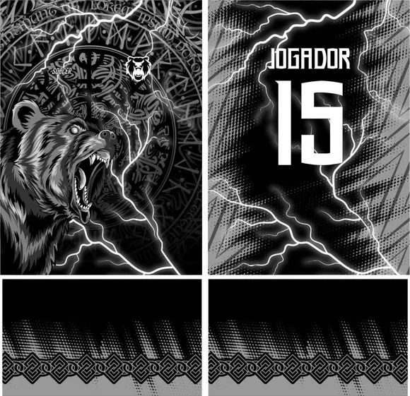 Arte Vetor Camisa Interclasse Urso 337