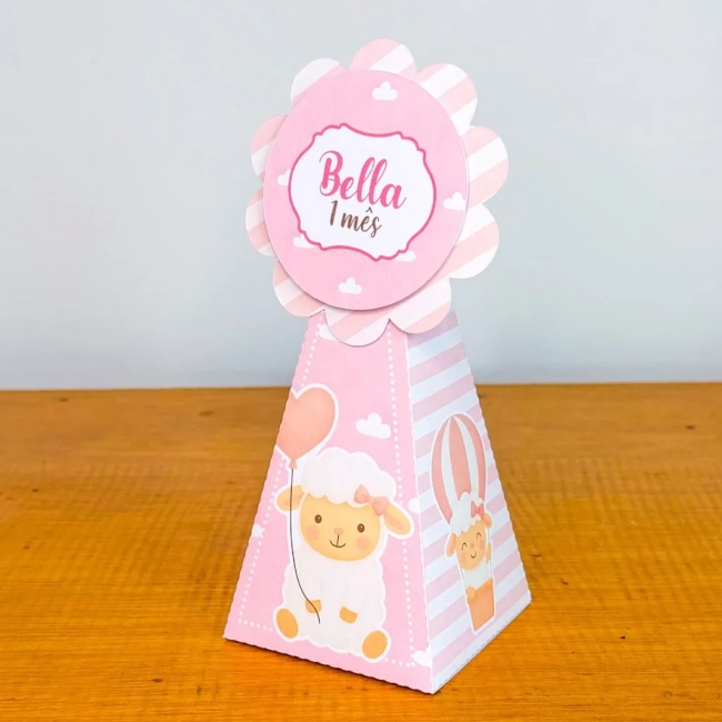PEGUE E MONTE - Kit Festa OVELHINHA - Decoração de Festa | Lembrancinhas | Aniversário | Personalizados