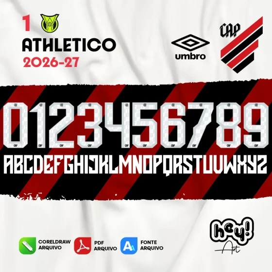 Fonte Vetor Athletico PR 2026/27