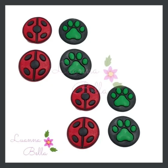 Aplique Emborrachado Modelos Pets - Pct c/ 8 unds