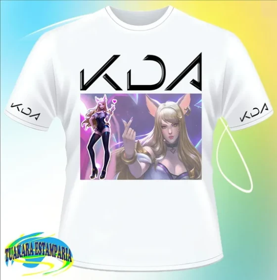 Camiseta LOL KDA Ahri 01
