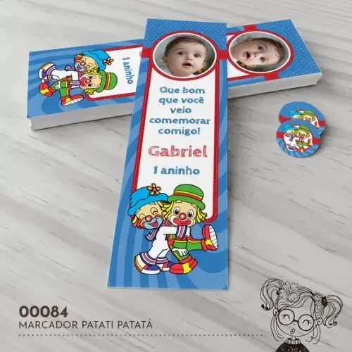 Marcador de Livro Patati Patatá - 00084