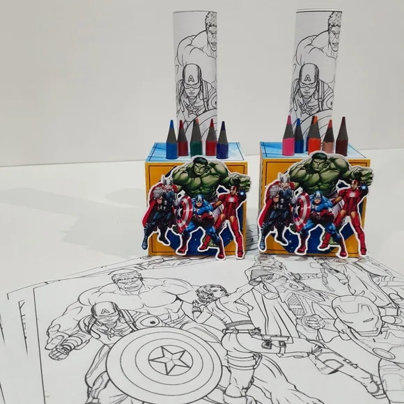 Kit Pintura na Caixa Vingadores