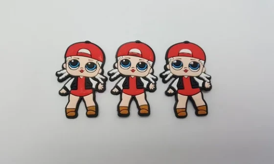 Aplique LOL MC Swag Emborrachado de 4,8cm